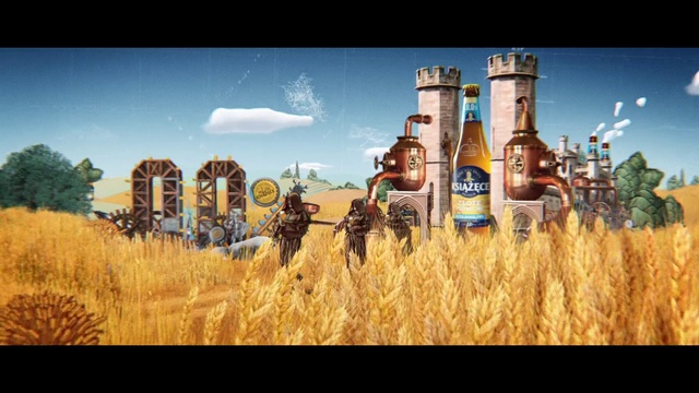 Video Reference: Sky, Bottle, Plant, Cloud, Natural landscape, Drink, Agriculture, Alcoholic beverage, Grassland, Glass bottle