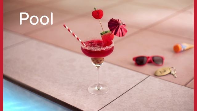 Video Reference: Food, Tableware, Stemware, Cocktail, Liquid, Red russian, Apéritif, Fruit, Juice, Ingredient