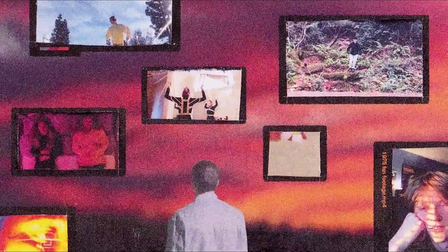Video Reference: Picture frame, Photograph, Textile, Art, Wall, Line, Red, Rectangle, Painting, Paint