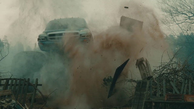 Video Reference: Tire, Car, Vehicle, Hood, Motor vehicle, Automotive tire, Combat vehicle, Automotive design, Pollution, Grass