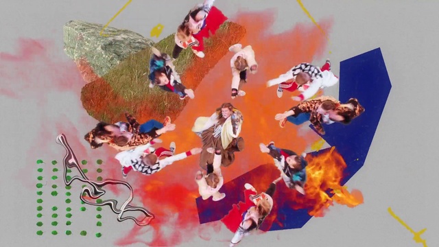 Video Reference: World, Textile, Organism, Art, Red, Leisure, Font, Fun, Visual arts, Painting