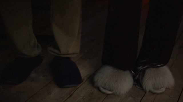 Video Reference: Gesture, Comfort, Grey, Floor, Wood, Flooring, Hardwood, Human leg, Felidae, Foot