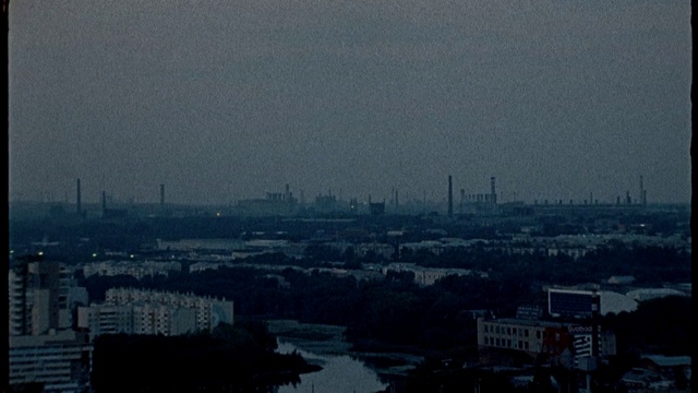 Video Reference: Sky, Water, Building, Tower block, Urban design, Horizon, Tower, Landscape, Waterway, City