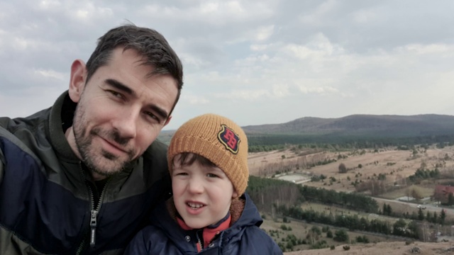Video Reference: Cloud, Head, Smile, Sky, Outerwear, Eye, Happy, Travel, Jacket, Landscape