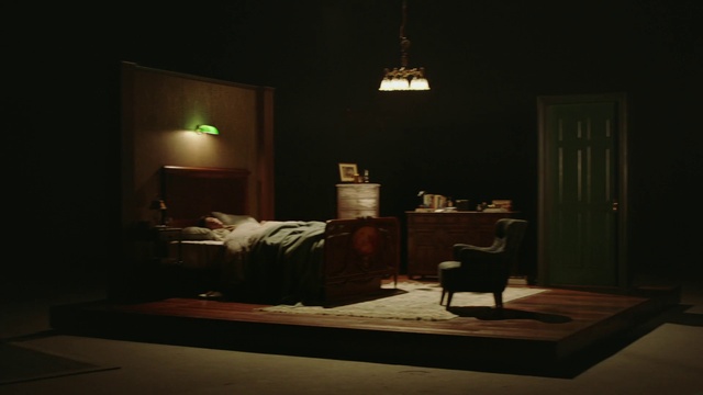 Video Reference: Furniture, Wood, Comfort, Building, Interior design, Lamp, Living room, Flooring, Bed frame, Hardwood