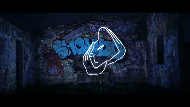 Video Reference: Flash photography, Purple, Organism, Handwriting, Font, Art, Tints and shades, Painting, Graffiti, Electric blue