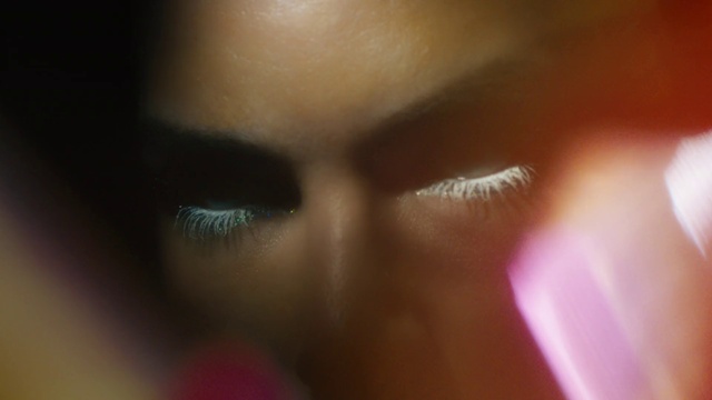 Video Reference: Eyelash, Human body, Jaw, Flash photography, Smile, Macro photography, Darkness, Flesh, Lens flare, Portrait photography