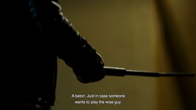 Video Reference: Sleeve, Gesture, Wood, Twig, Audio equipment, Elbow, Leather jacket, Metal, Font, Wrist