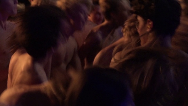 Video Reference: Brown, Entertainment, Event, Darkness, Crowd, Magenta, Fun, Audience, Night, Room