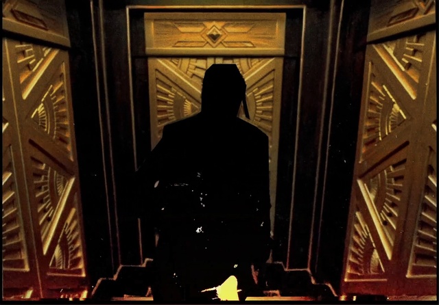 Video Reference: Tints and shades, Art, Font, Darkness, Metal, Glass, Sculpture, Event, Symmetry, Holy places