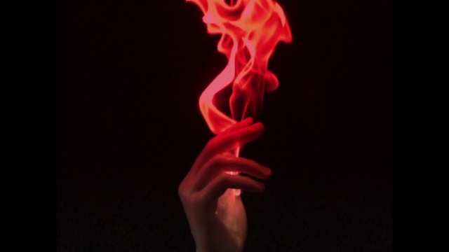 Video Reference: Human body, Petal, Magenta, Gas, Font, Smoke, Electric blue, Gesture, Darkness, Event