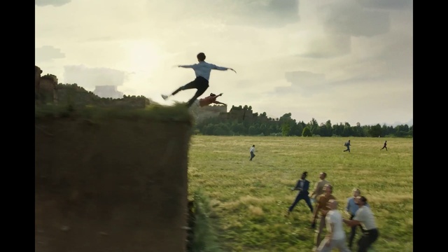 Video Reference: Cloud, Sky, People in nature, Grass, Happy, Grassland, Leisure, Fun, Flash photography, Landscape