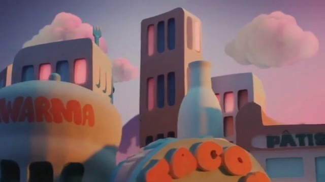 Video Reference: Sky, World, Natural environment, Architecture, Pink, Biome, Art, Landscape, Landmark, Building