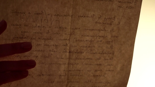 Video Reference: Brown, Handwriting, Font, Wood, Book, Writing, Paper, Diary, Paper product, Dust