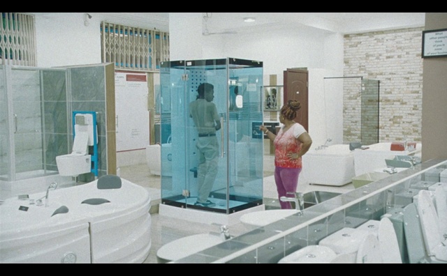 Video Reference: Building, Product, Fixture, Sink, Mirror, Interior design, Machine, Engineering, Service, Glass