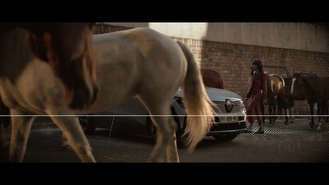 Video Reference: Land vehicle, Tire, Horse, Vehicle, Wheel, Window, Car, Working animal, Automotive lighting, Fawn