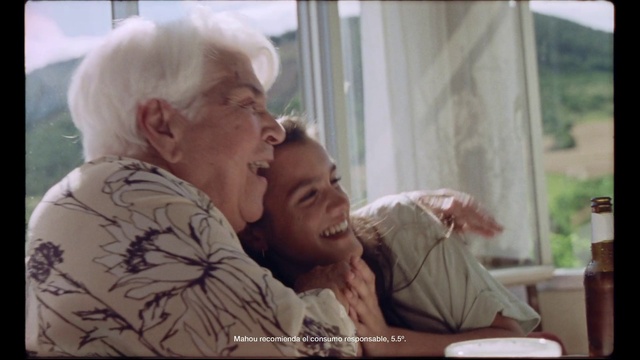 Video Reference: Smile, Window, Happy, Gesture, Comfort, Wrinkle, Event, Fun, Sharing, Conversation