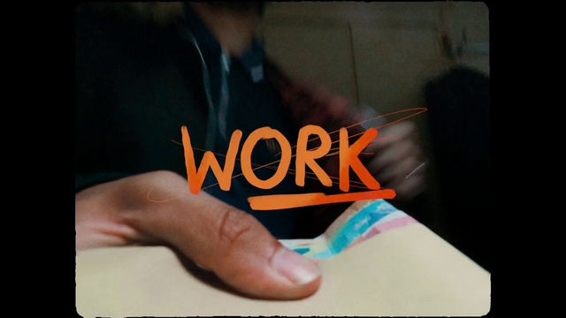 Video Reference: Sleeve, Gesture, Finger, T-shirt, Font, Wrist, Handwriting, Thumb, Blazer, Electric blue