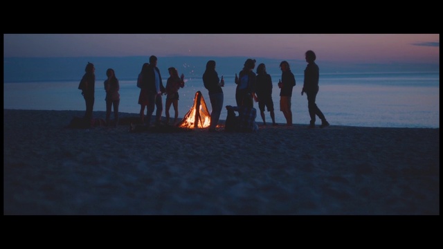 Video Reference: Water, Sky, People on beach, People in nature, Dusk, Beach, Horizon, Landscape, Leisure, Sunset