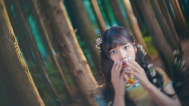 Video Reference: Lip, Flash photography, Wood, Happy, People in nature, Black hair, Eyelash, Fun, Leisure, Long hair