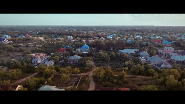 Video Reference: Sky, Building, World, Urban design, Natural landscape, Land lot, Plant, House, Horizon, Residential area