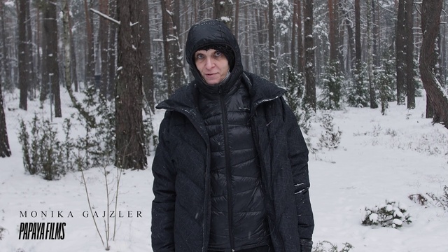 Video Reference: Plant, Snow, Tree, Sleeve, Wood, Street fashion, Freezing, Jacket, Natural material, Forest