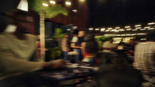 Video Reference: City, Midnight, Event, Darkness, Fun, Crowd, Market, Night, Pedestrian, Street