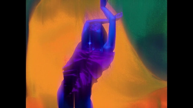 Video Reference: Arm, Purple, Human body, Artist, Performing arts, Visual effect lighting, Violet, Entertainment, Elbow, Music