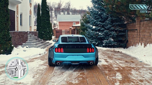 Video Reference: Car, Wheel, Tire, Vehicle, Land vehicle, Automotive tail & brake light, Snow, Vehicle registration plate, Window, Automotive tire