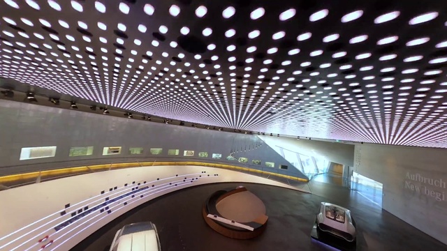 Video Reference: Building, Automotive design, Interior design, Lighting, Architecture, Ceiling, Metropolitan area, Urban design, Space, Glass