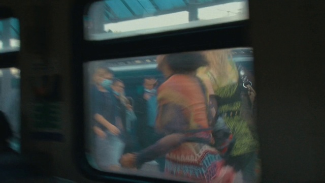 Video Reference: Electronic device, Display device, Art, Glass, Multimedia, Font, Visual arts, Television set, Room, Public transport