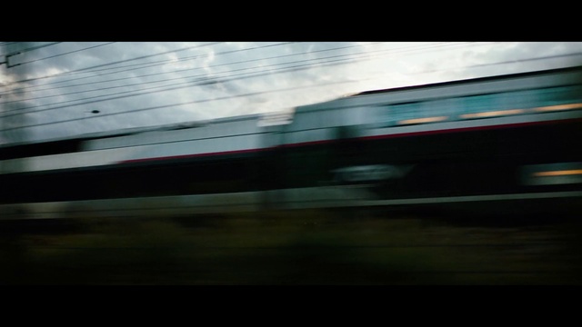 Video Reference: Cloud, Atmosphere, Train, Sky, Mode of transport, Rectangle, Font, Tints and shades, Horizon, Rolling
