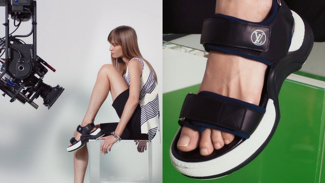 Video Reference: Joint, Arm, Photograph, Leg, Black, Human body, Sleeve, Tie, Knee, Thigh