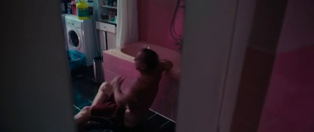 Video Reference: Laundry room, Purple, Clothes dryer, Floor, Flooring, Kitchen appliance, Thigh, Home appliance, Washing machine, Wood