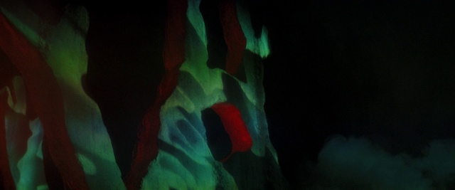 Video Reference: Art, Formation, Electric blue, Painting, Darkness, Cave, Visual arts, Carmine, Rock, Paint