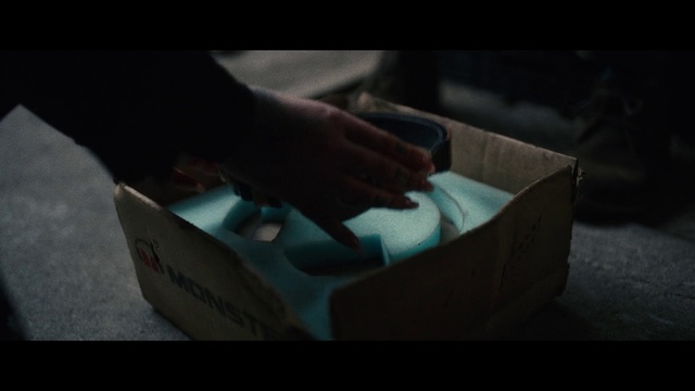 Video Reference: Jaw, Gesture, Flash photography, Bumper, Knee, Wood, Box, Human leg, Automotive exterior, Elbow