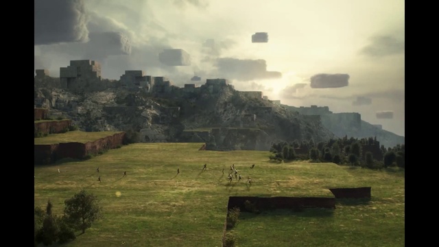 Video Reference: Cloud, Sky, Atmosphere, Nature, Natural landscape, Highland, Atmospheric phenomenon, Grass, Biome, Wall