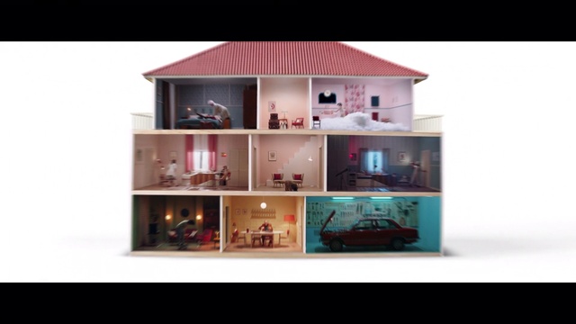 Video Reference: Window, Building, Toy, Shelving, Rectangle, House, Font, Wood, Facade, Shelf