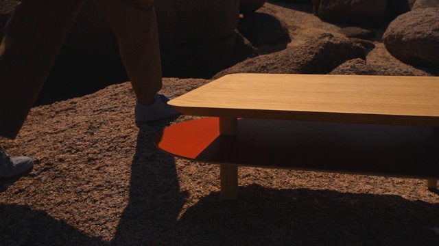 Video Reference: Leg, Plant, Table, Wood, Outdoor furniture, Bench, Outdoor bench, Flooring, Hardwood, Rectangle