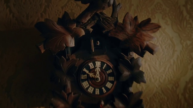 Video Reference: Sculpture, Bird, Art, Clock, Wood, Darkness, Font, Wing, Symbol, Pattern