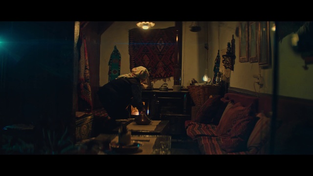 Video Reference: Art, Couch, Space, Darkness, Event, Table, Visual arts, Room, Midnight, Coffee table