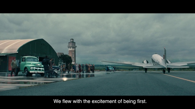 Video Reference: Sky, Cloud, Vehicle, Lighthouse, Wheel, Tire, Travel, Aircraft, Aerospace manufacturer, Asphalt