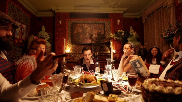 Video Reference: Tableware, Table, Food, Furniture, Picture frame, Stemware, Drinkware, Plate, Lighting, Houseplant