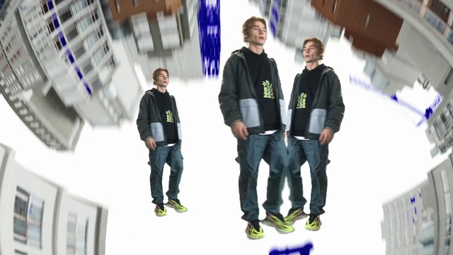 Video Reference: Human, Fashion, Sleeve, Fun, Fashion design, Engineering, Workwear, Snapshot, Font, Electric blue