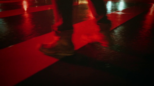 Video Reference: Sky, Road surface, Wood, Flooring, Tints and shades, Automotive lighting, Human leg, Event, Hardwood, Magenta