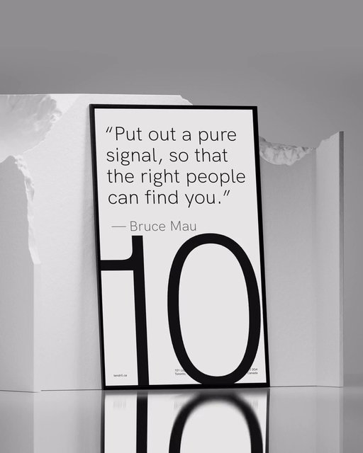Video Reference: poster, quote, framed print, black and white, typography, graphic design, wall art, reflection, minimalist, studio setup, paper backdrop, leaning frame