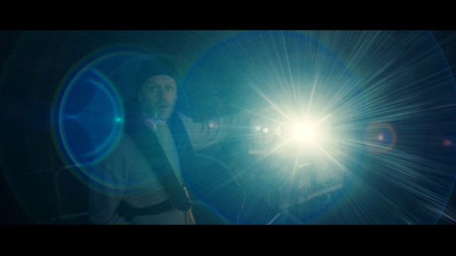 Video Reference: Lens flare, Flash photography, Electric blue, Technology, Circle, Space, Font, Event, Display device, Darkness