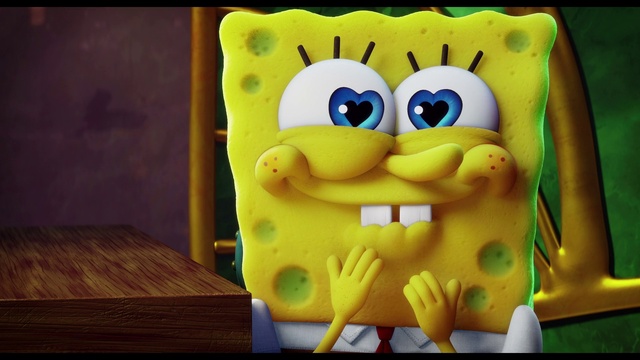 Video Reference: Smile, Toy, Yellow, Cartoon, Rectangle, Font, Inflatable, Happy, Stuffed toy, Wood