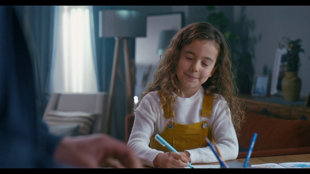 Video Reference: Face, Smile, Human, Curtain, Gesture, Happy, Chair, Fun, Office supplies, Event