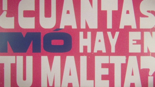 Video Reference: Textile, Font, Magenta, Rectangle, Pattern, Poster, Brand, Signage, Wood, Electric blue